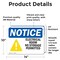 Signmission Electrical Room No Storage Permitted, 14 in W x Rectangle, Vinyl Decal OS-2PACK-NS-D-1014-L-15567 - alternate 3